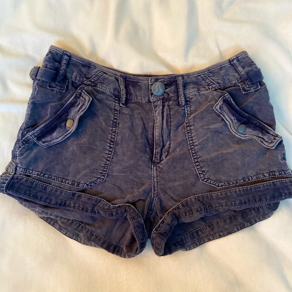 Corduroy shorts